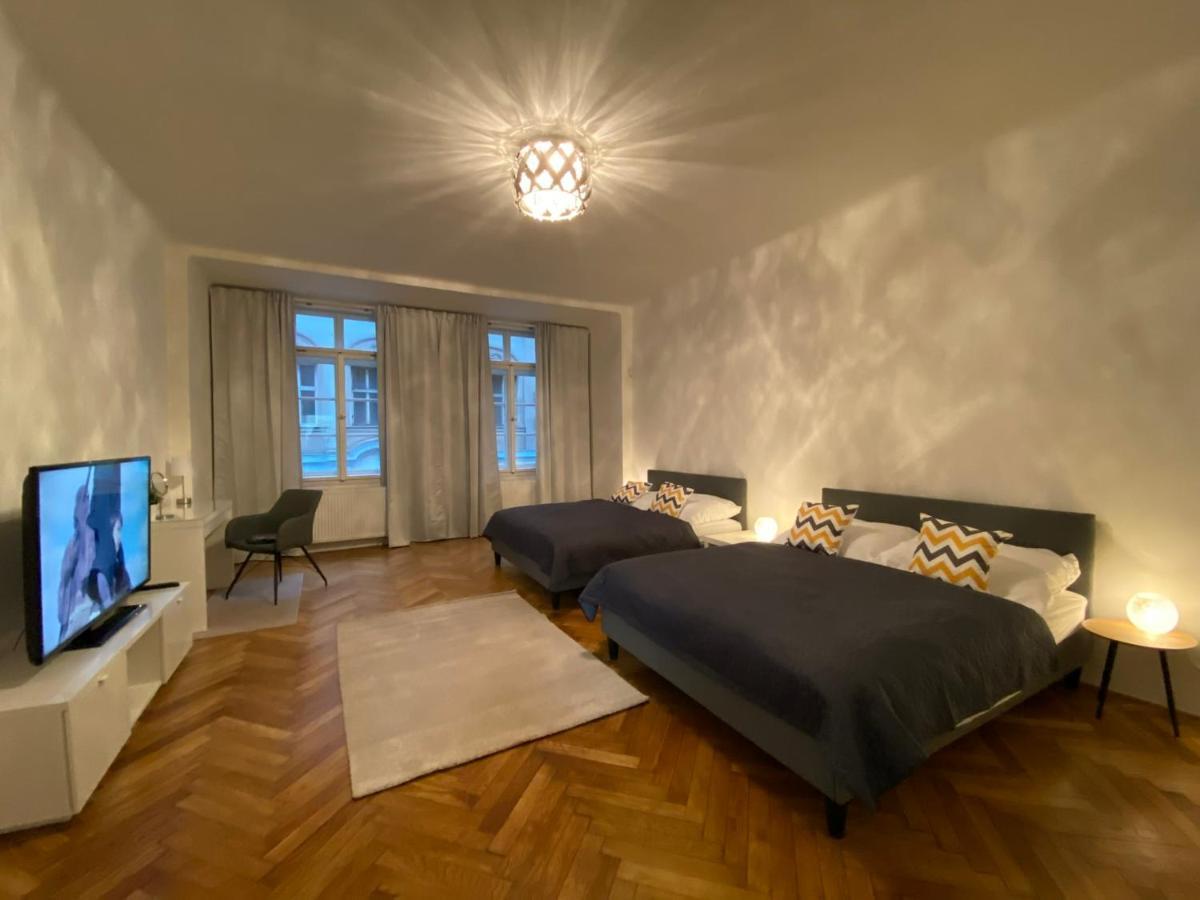 Spacious Apartment On Wenceslas Square Prague Luaran gambar